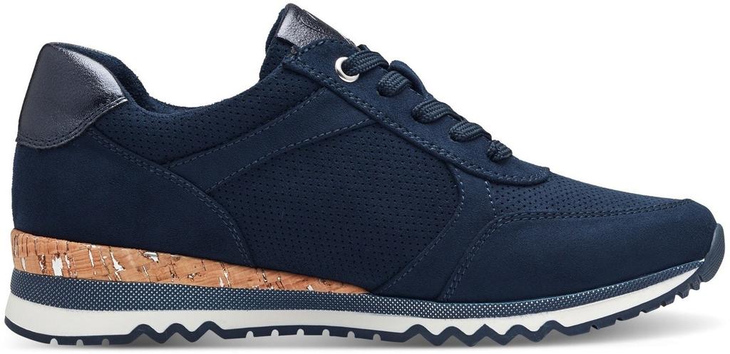 Sneakers Marco Tozzi Synthetic Textile Sneaker Blue Navy