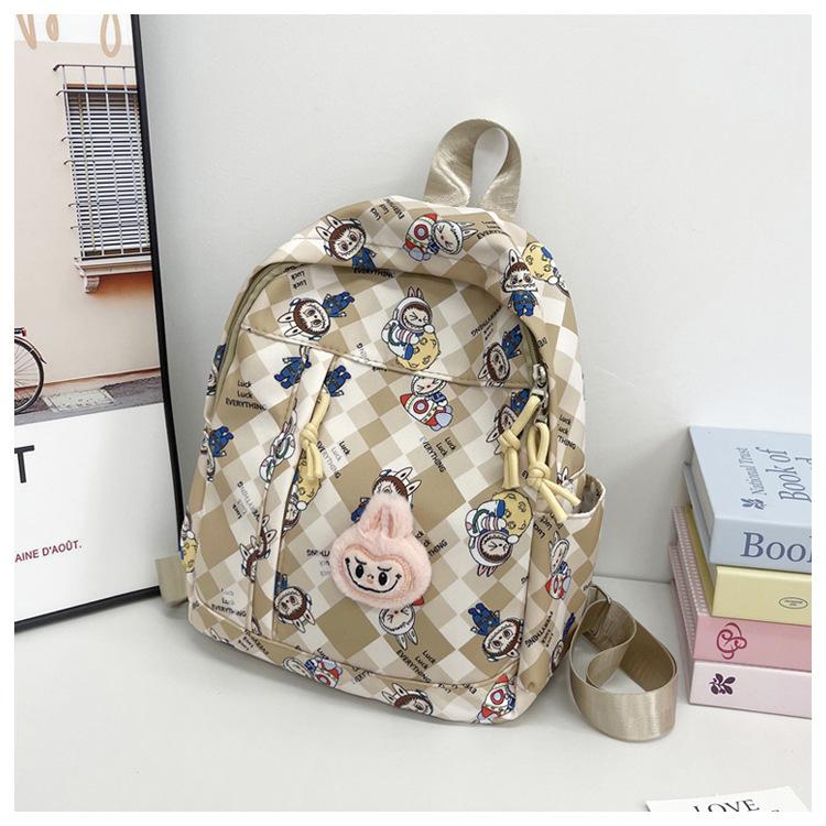 School bag children's 2024 new primary school backpack cartoon cute printing lightweight burden reduction backpack tide