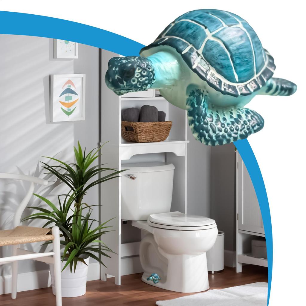 Toilet Screw Covers Decorative 2 Piece Turtle Shape Lid Resin Toilet Screw Covers For Bathroom Shower Bathtub Inside Tank Floor