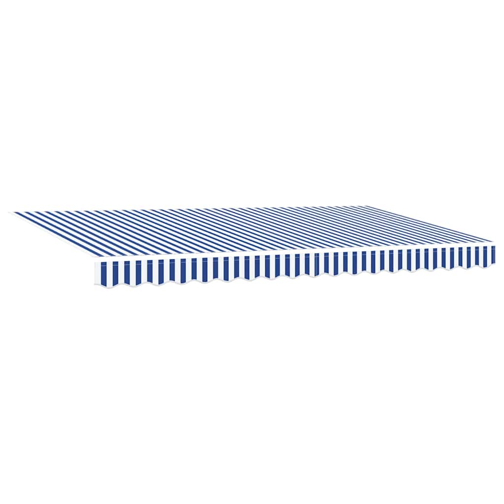 Retractable Awning Blue 400 X 200 Cm Fabric