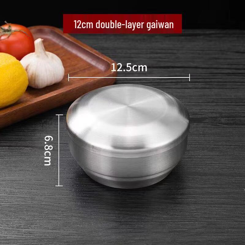 

ZISIZ Double-Layer Anti-Scald Rice Bowl with Lid