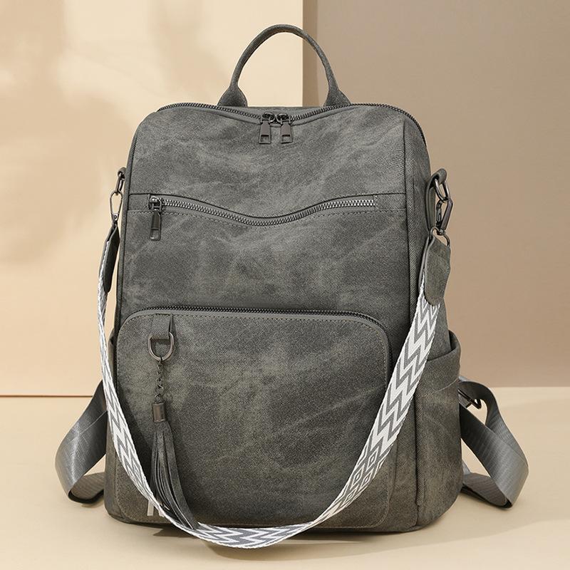 Backpack Lightweight Retro Backpack Large Capacity Women's Backpack Multi-functional Shoulder Bag