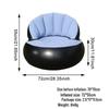 Inflatable Flocking Lazy Sofa Seat for Living Room