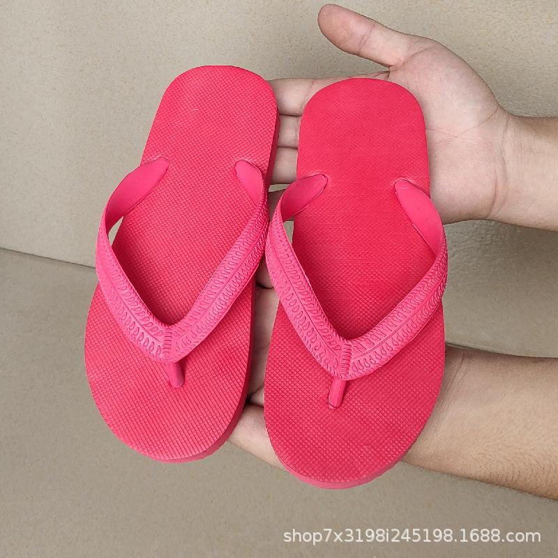 

Children s slippers summer new boy flip flops anti slip medium to large children s and girls shoe fashionable children s shoes 33-34insole21.5cm красный