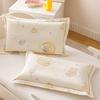 60s Long Staple Cotton Kids Pillowcase Toddler Bedding Set Cartoon Print 30x50cm 35x55cm Pure Pillow Cover