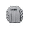 Skechers Colorful Casual Series Printed Letter Crew Neck Pullover Sweatshirt Men Sweatshirt Light-Gray L323M099-004F