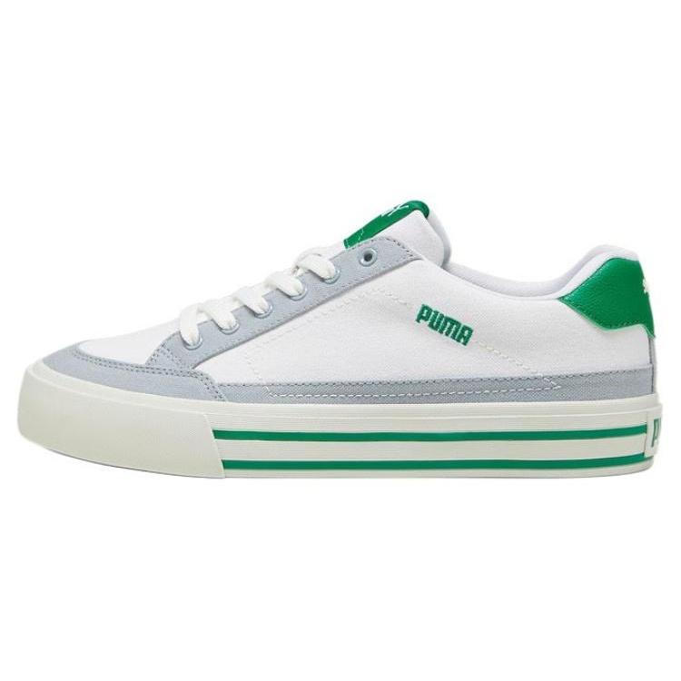 PUMA Court Classic Vulc Sneakers White Green Men s 395020-06 EU 36