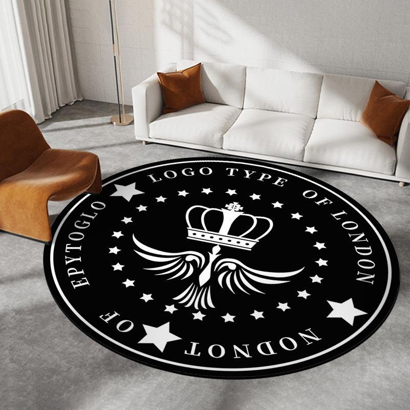  Disney Captain America Circular Mat Living Room Sofa Carpet Tea Table Bedroom Bedside Enter Door Rug Fashion Home Dcor