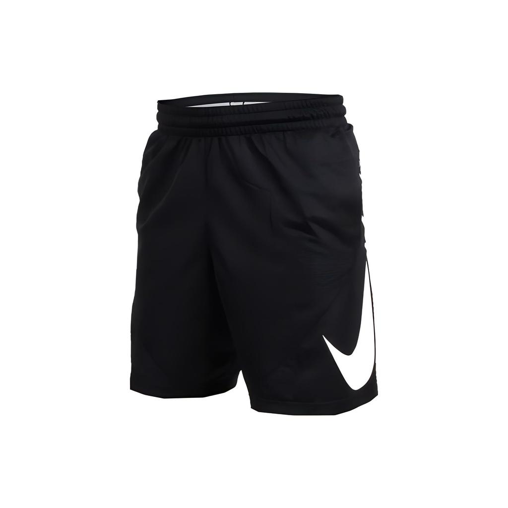 Nike Swoosh Logo Print Elastic Waist Sports Casual Shorts Men Shorts Black 910706-010