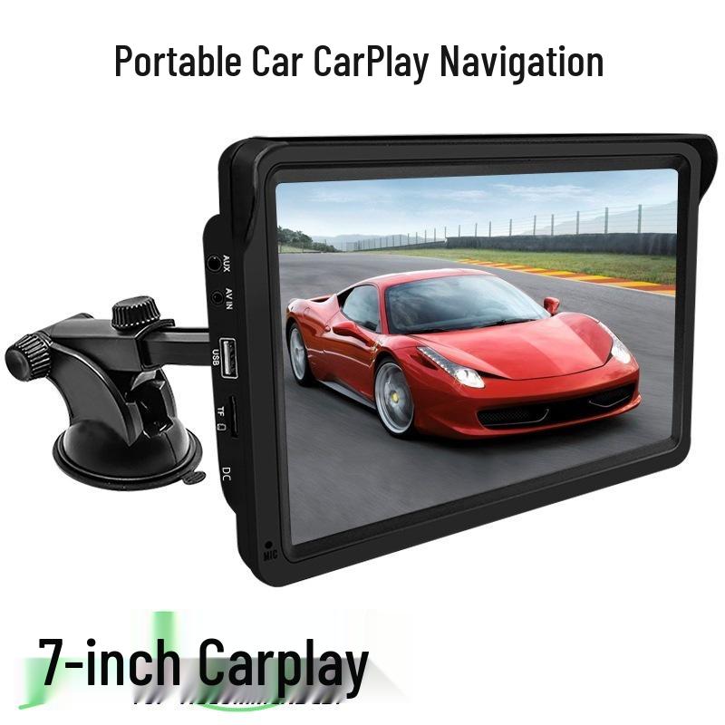 7-дюймовый портативный беспроводной MP5-плеер-навигатор с поддержкой CarPlay и Android Auto D207