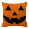 Home Decoration Halloween Theme Funny Face Printing Pattern Cushion Covers For Sofa Bedroom Car Pillow Covers