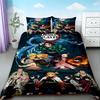Anime Bed Linen Set King Queen Double Full Twin Single Size Demon-Slayer Duvet Cover Set