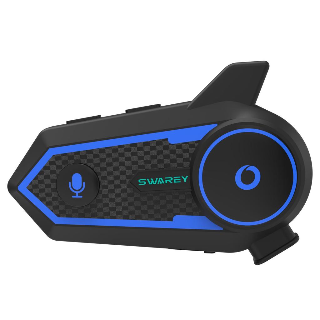 2-Pack Motorbike Motorcycle Bluetooth Helmet Intercom 2 Riders Wireless Waterproof Interphone Headsets 1000m