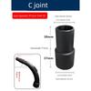 Vacuum Cleaner Head Suction Head Cross Over Sub Hose Connecting Parts 31 Connecting Pipe 32 To 35mm Reducing Converter Accessories