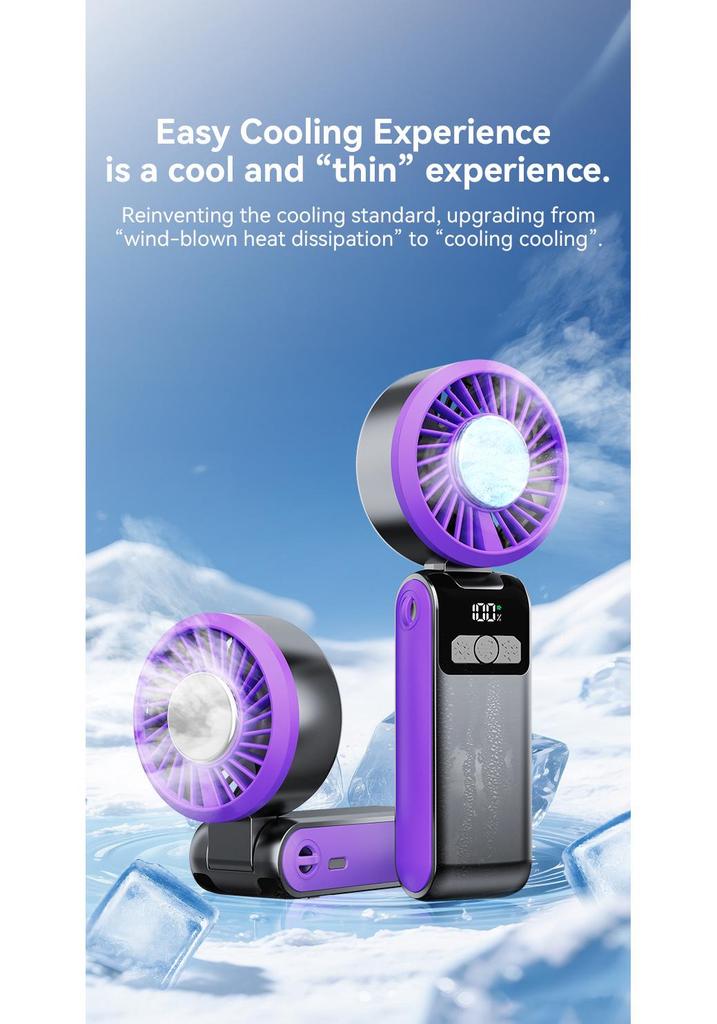 S2 Handheld Mini Cooling Fan with High Wind Speed