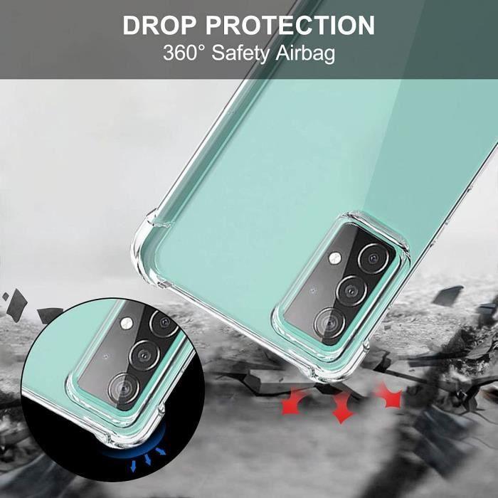 Coque Transparente PROSHOP pour Samsung Galaxy A52 5G - Souple - Anti Choc - Haute Résistance - Verre Trempé