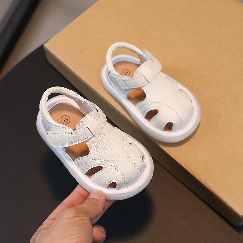 Fashion Baby Shoes Summer New Kids Sandals Soft Soled Boys' Shoes Anti Slip Girls' Sports Sandals Simple Baby Walking Shoes