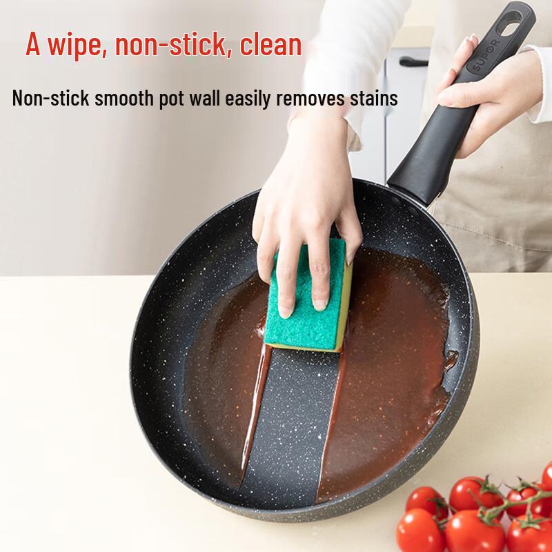 Supor Star Stone Non-stick Frying Pan with Lid