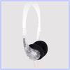 Koss Klar Transparente 80er Retro CL/2 On-Ear Kopfhörer, Stil, Aussehen, Leichtgewicht, 3,5-mm-Klinke, 1,8 m langes Kabel.