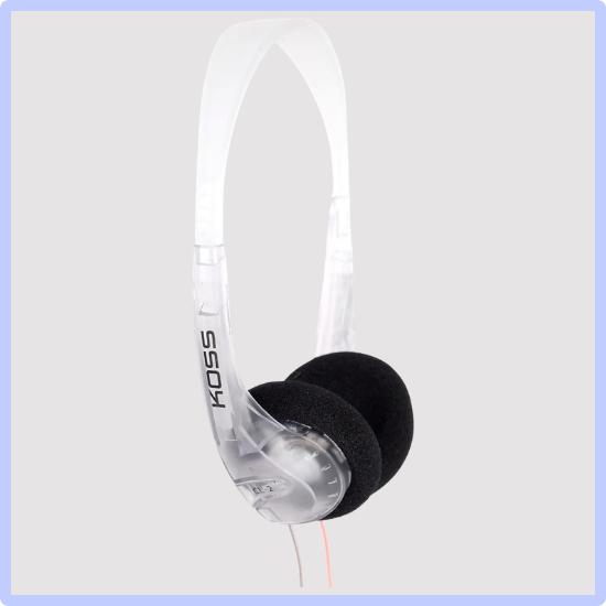 Koss Clear Caurspīdīgas 80. gadu Retro