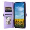 For Realme 14 Pro+ 5G Stand Case Anti-Scratch Calf Texture Leather Phone Cover
