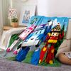 1pc Robotic Heroes Action flannel Blanket for Super Soft Cute Comfort Blanket for Travel Bedding Couch Sofa Blanket Y73061