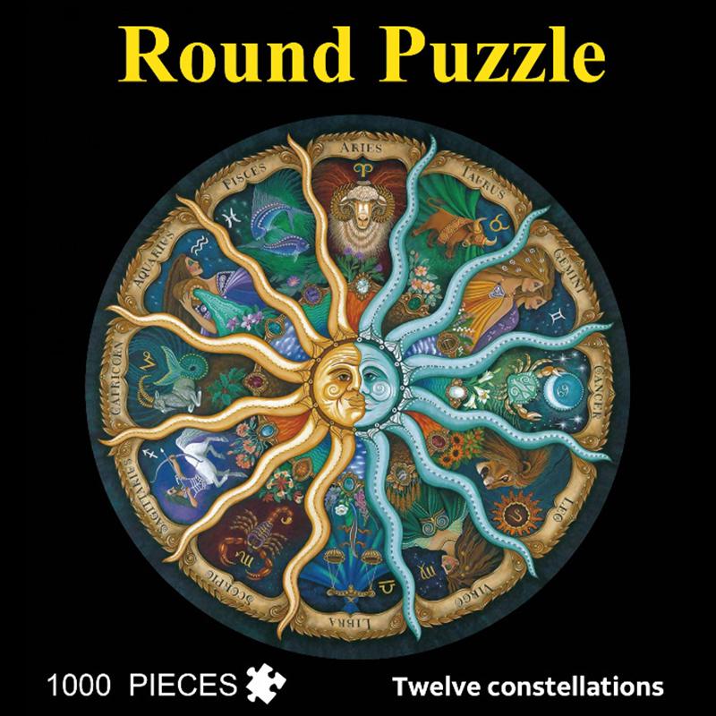 The Moon Earth Puzzle 1000 Pieces Puzzle Kids & Adult Planets Maps Jigsaw Puzzle