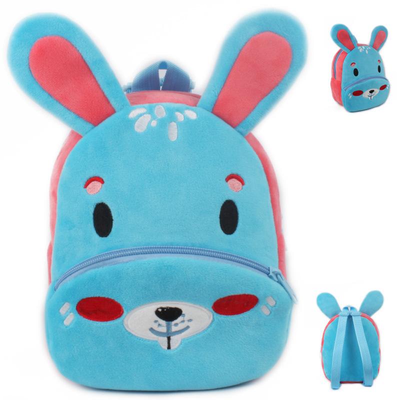 Cute Baby Child Plush Backpacks Small Bag Cute Soft Cartoon Animal School Bag 1-2.5 Years