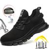ZLMY New Safety Shoes Men Lightweight Steel Toe Sneakers Puncture Proof Comforty Work Safety Boots Man Construction Work Shoes