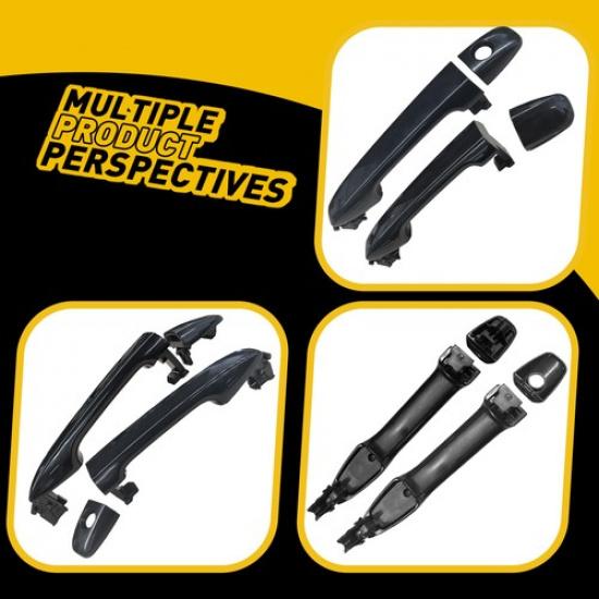 Exterior Fit Door Handle Venza, 45547 Driver 45612 Front Sienna Toyota 2x Right