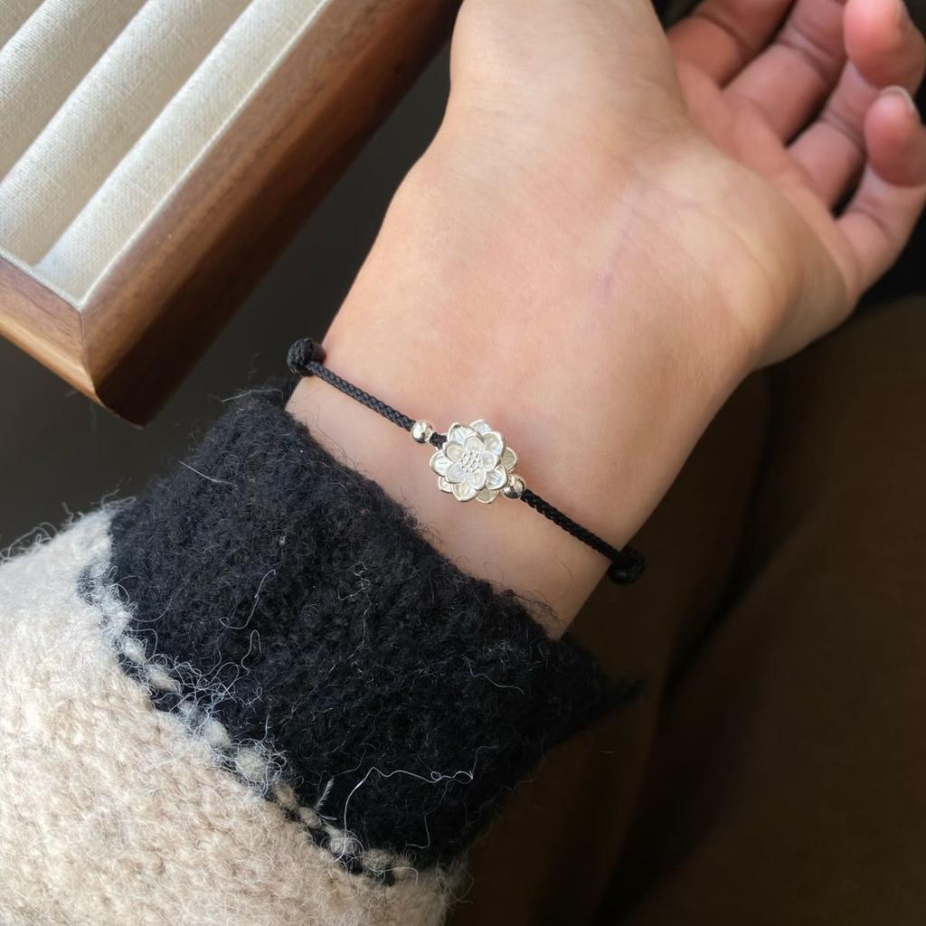 Shore Lotus Hand Rope New Woven Bracelet Girlfriend Jewelry