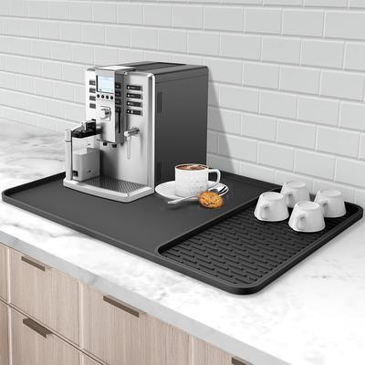 Covoraș de Silicon pentru Cafea Rezistent la Căldură Covoraș pentru Bar cu Covoraș Detașabil pentru Uscarea Vaselor Pad pentru Blat de Bucătărie Mașină de Cafea