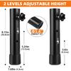 4Pack Folding Table Leg Extensions, Metal Folding Table Leg Extenders, Heavy Duty 2 Levels/Heights Steel Folding Table Leg Supports, Table Leg