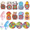 1SET Children's Target Throwing Dart Board Sticky Ball Self-adhesive Disc Set Indoor and Outdoor Parent-child Interactive Dart Toy