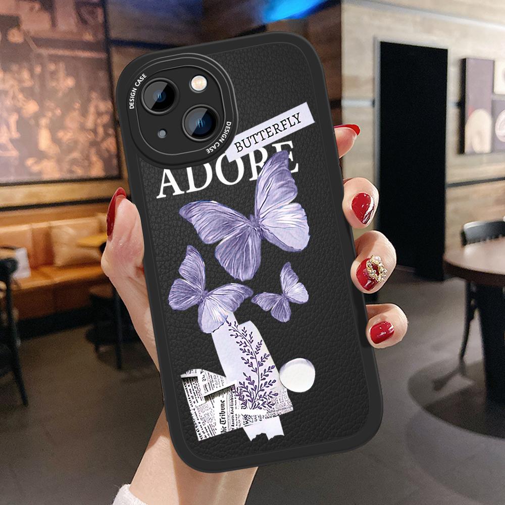 Beliebte PU-Leder-Handyhülle für iPhone Samsung Galaxy Xiaomi Redmi VIVO OPPO HUAWEI Honor Infinix Soft Back Cover Coque