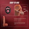 Vibrator vibrator cu încălzire moale pentru femei vene realiste jucării sexuale penis din cauciuc pula groasă vibrator telescopic cu telecomandă