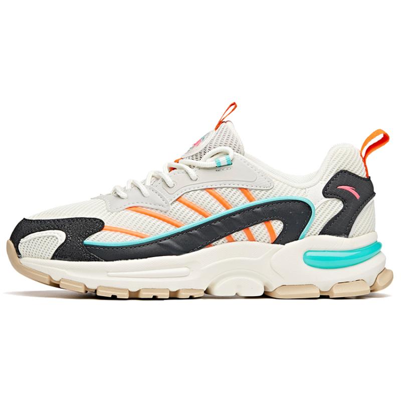 Anta Кроссовки Millennium Glacier Casual Женские Низкие Белый Цвет Слоновой Кости/Оттенок 1 Серый/Черный Кроссовки 122028899-4 36