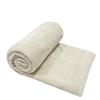 Custom Solid Polyester Winter Flannel Blanket Plush Soft Throw