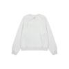 (WMNS) New Balance Logo Sweatshirt Asia Sizing 'White Grey' Women's 5CC39752-OA