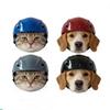 Adjustable Dog Helmet Comfortable Fit Cat Locomotive Helmet Fashion Dog Riding Helmet  Traveling
