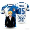 One Piece Тони Тони Чоппер №19 Японская Футбольная Майка Мужская Быстросохнущая Дышащая С Коротким Рукавом Аниме Спортивные Топы