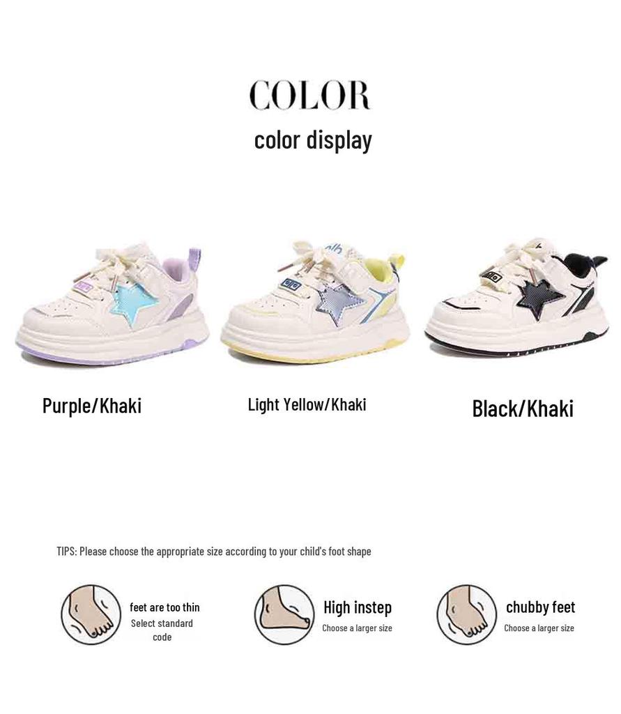 Scarpe Sportive da Skate per Bambini 2026 - Nuova Collezione Primavera/Autunno, Bianche Casual con Suola Morbida per Ragazzi e Ragazze