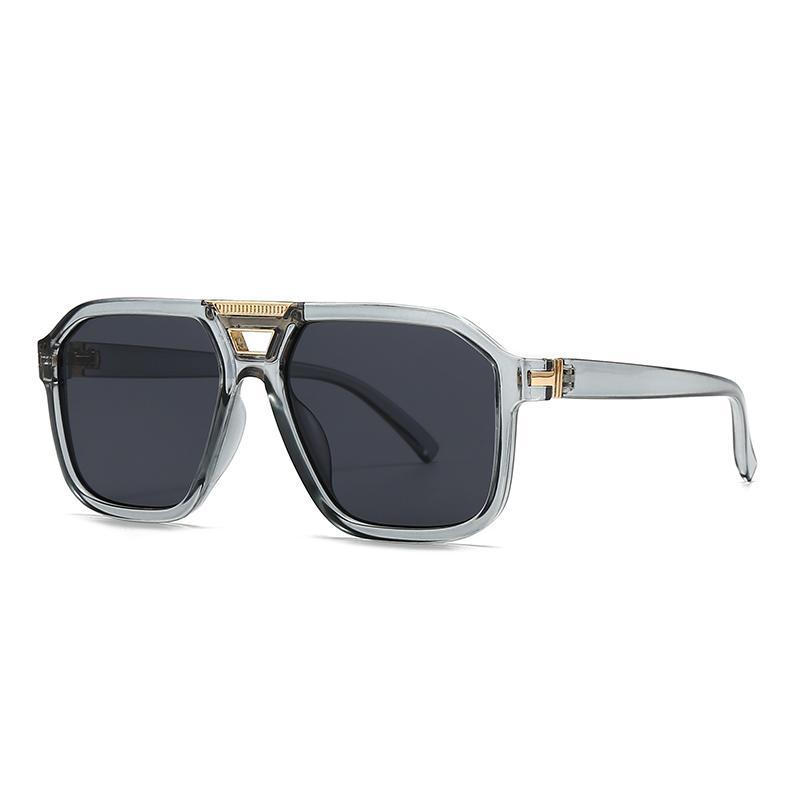  Export New Modern Retro Large Frame Men'S Sunglasses Ins Style Street Shooting Big Brand Ink Lh290