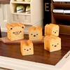 5 PCS Cute Dollhouse Miniature Kitchen Food Toy Bagged Toast Bread Model Home Decor Kid Play Toy Micro Landscape Ornaments Gifts