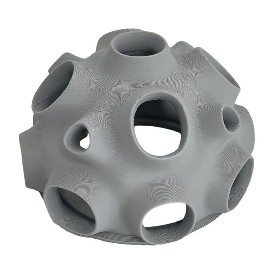 

Плавающее укрытие для рыб и креветок, напечатанное на 3D-принтере, маленькое укрытие для рыб и креветок, полая пещера, обогащение, украшение для аквариума, аксессуары для аквариумов B серый