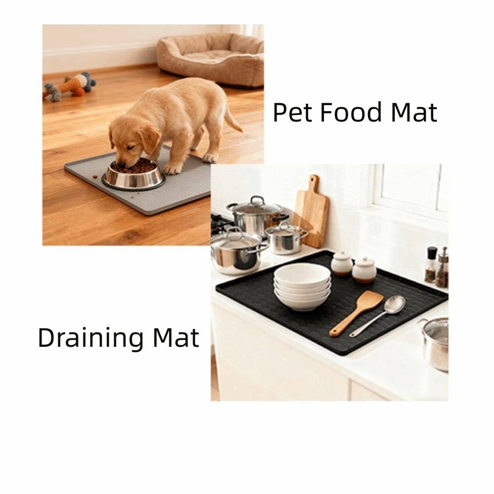 Non-Slip Washer Dryer Top Storage Mat Waterproof Silicone Protective Pad Washers