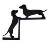 Yousheng Pet Silhouette Door Top Decoration Contour Design Wall Plaque Easy Installation Animal-themed Door Accessory