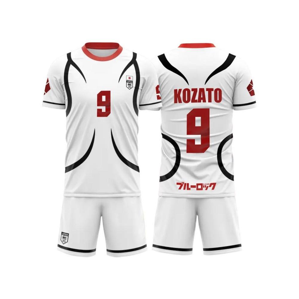 Horké Blue Lock Japonsko U20 Bílá Kreslená Anime Cosplay Pánské Obleky Dres Letní Dětský Set s Krátkým Rukávem Módní Dámské Sportovní Sety