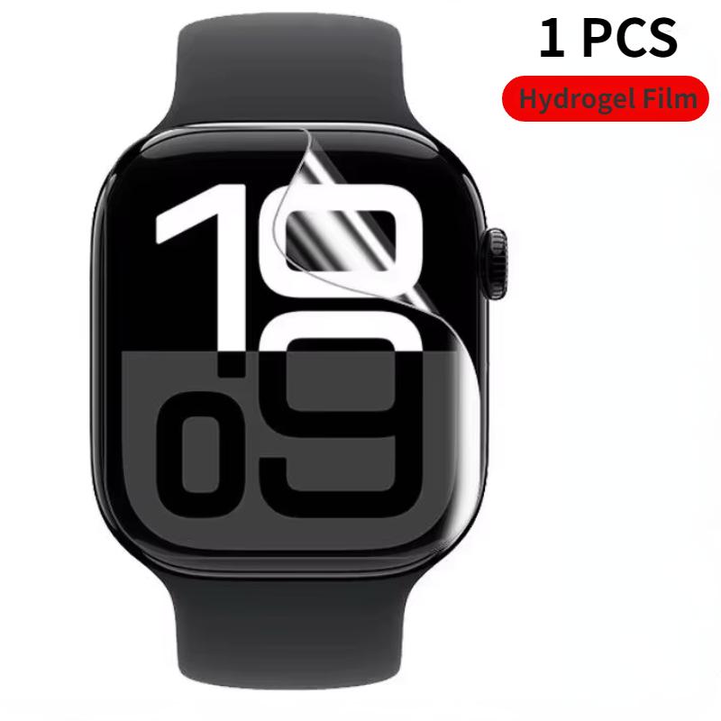

Glass Screen Protector Film For Apple Watch 11 10 46mm 42mm Ultra 3/2 49mm Soft Hydrogel Film iWatch 9 8 7 6 5 SE 45mm 41mm 44mm Series 11-10 42mm