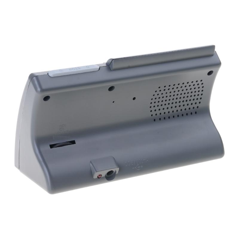 Muslim Table Clock for Prayers Multifunctional Clock with Adhan Alarm blah Direction LED Light Temperature Display